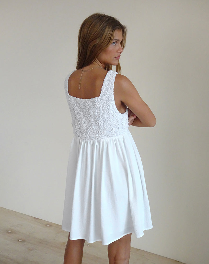 Imagen del minivestido Liselotte marfil