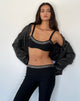 Imagen de Liu Bralette con tachuelas en negro Sastrería