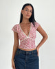 Imagen de Livi Top en Gardenia Romantic con ribete de encaje