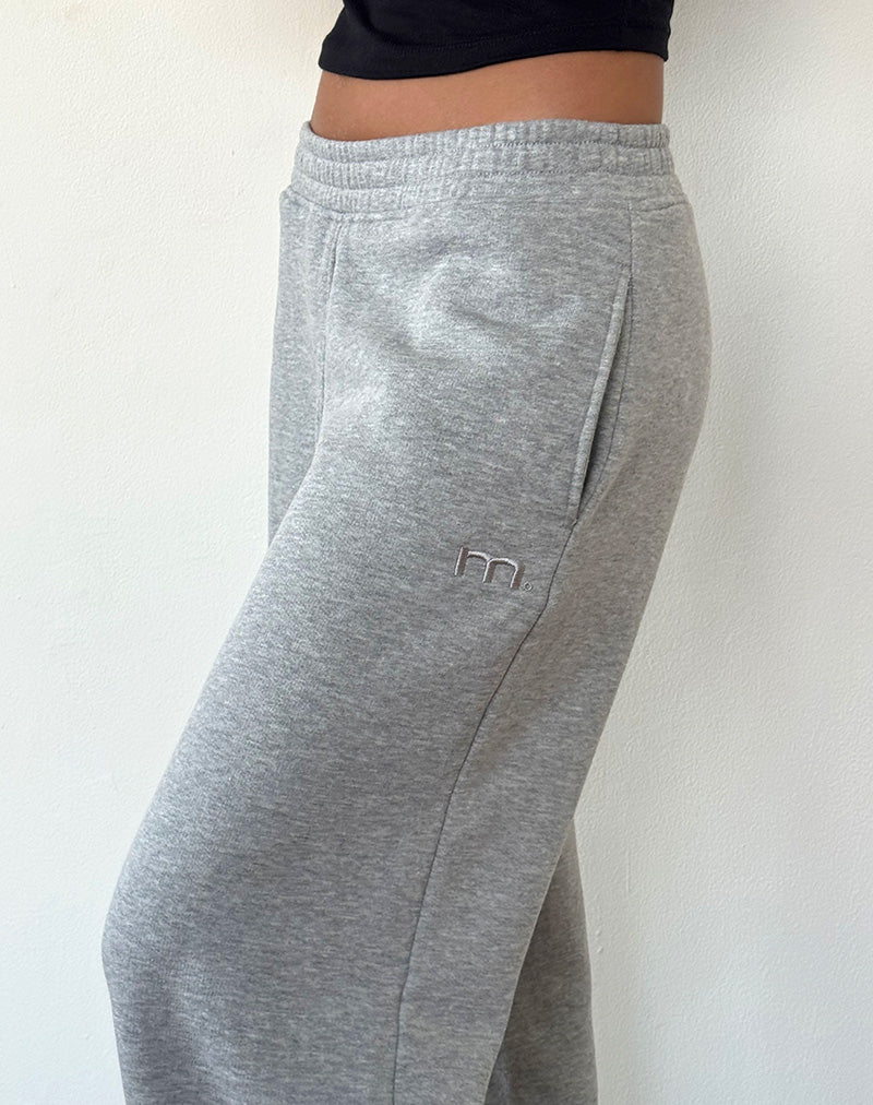 Imagen de Loose Jogger en marga gris con bordado M