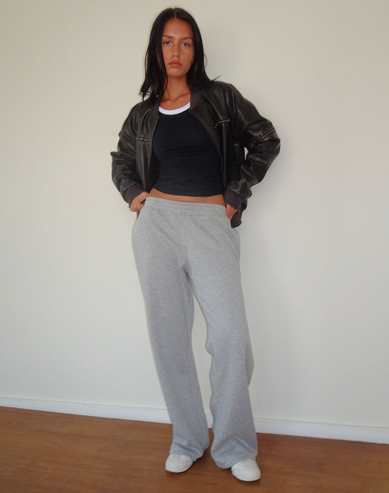Imagen de Loose Jogger en marga gris con bordado M