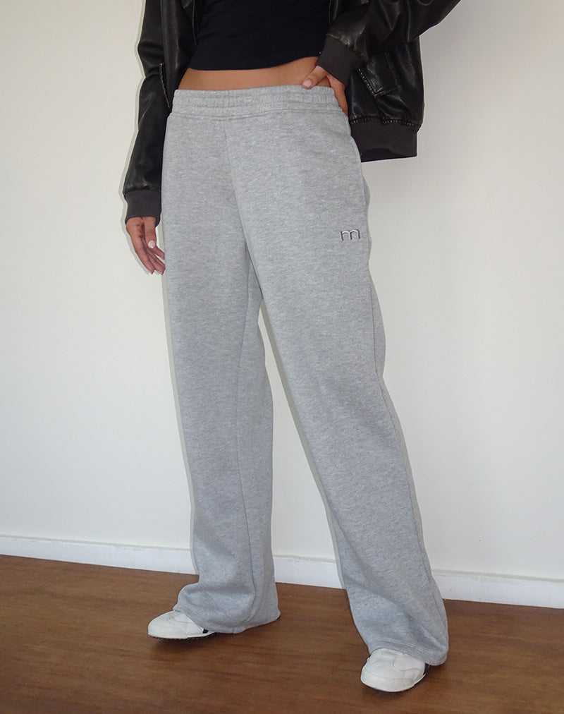 Imagen de Loose Jogger en marga gris con bordado M