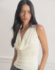Imagen de Losa Cuello redondo Floral Crema