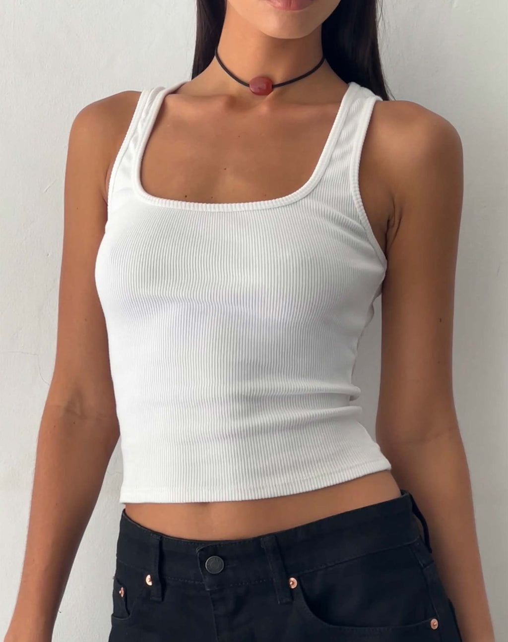 Chaleco Roxe Blanco