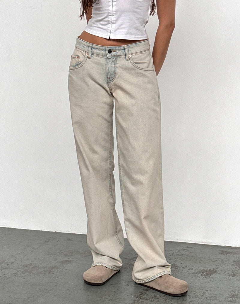 Imagen de Low Rise Parallel Jeans In Arctic Blue