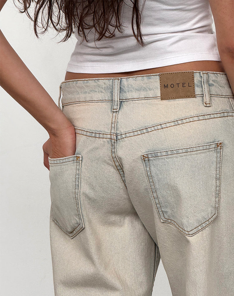 Imagen de Low Rise Parallel Jeans In Arctic Blue