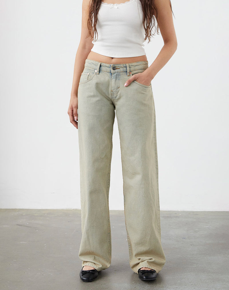 Imagen de Low Rise Parallel Jeans en Desert Sand Wash