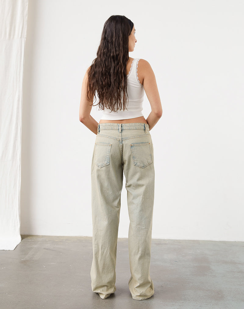 Imagen de Low Rise Parallel Jeans en Desert Sand Wash
