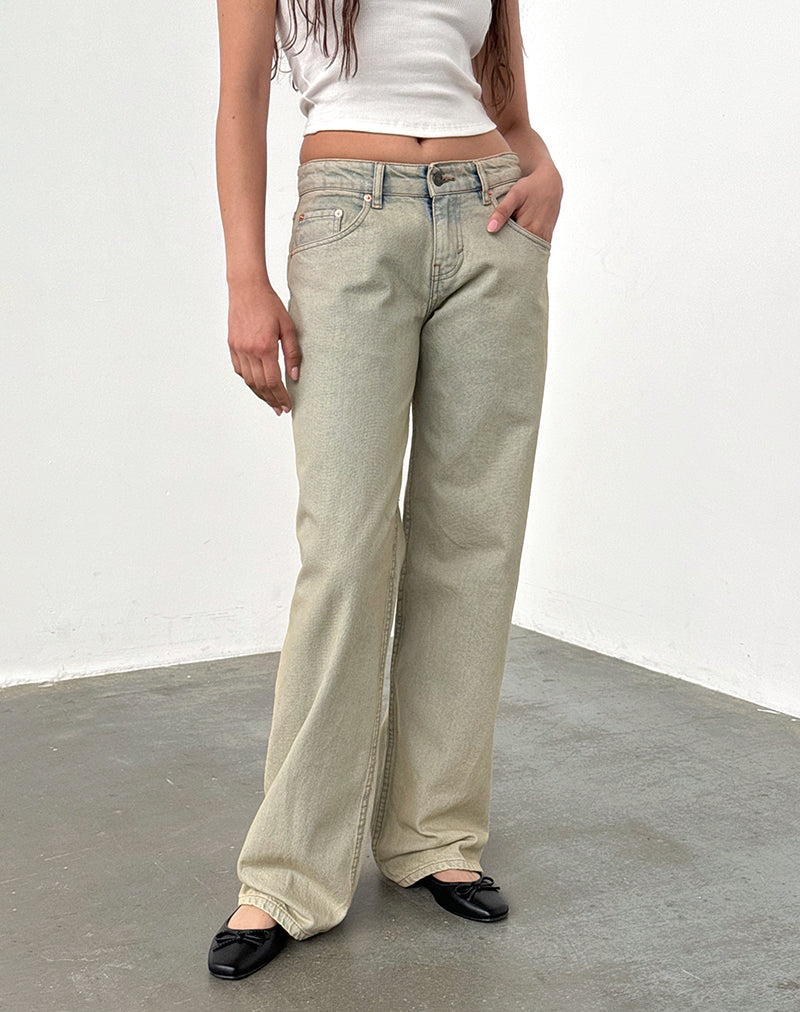 Imagen de Low Rise Parallel Jeans en Desert Sand Wash