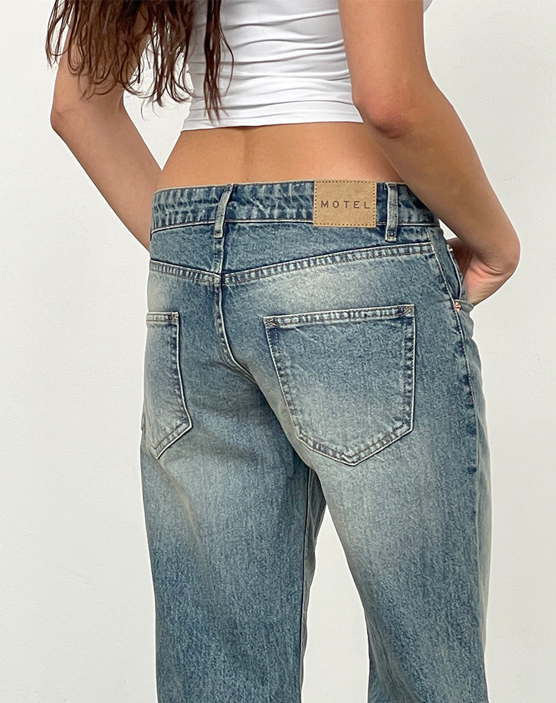 Imagen de Low Rise Parallel Jeans In Dirty Blue