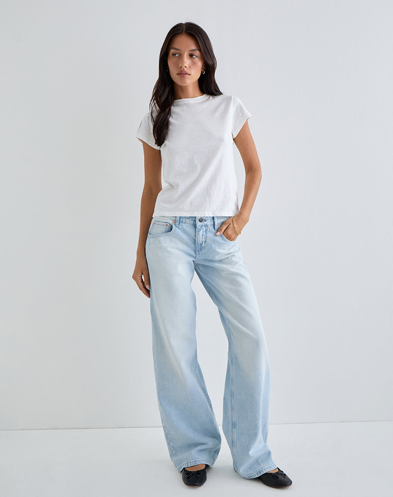 Imagen de Low Rise Parallel Jeans en Icy Blue