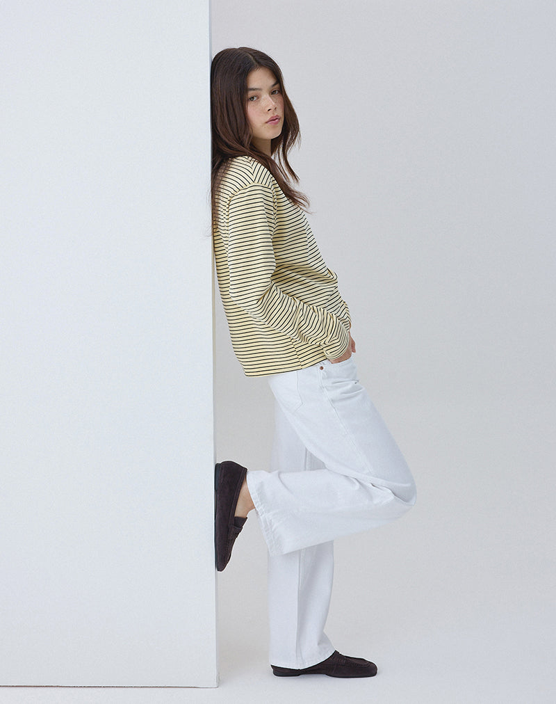 Imagen de Low Rise Parallel Jeans en True White