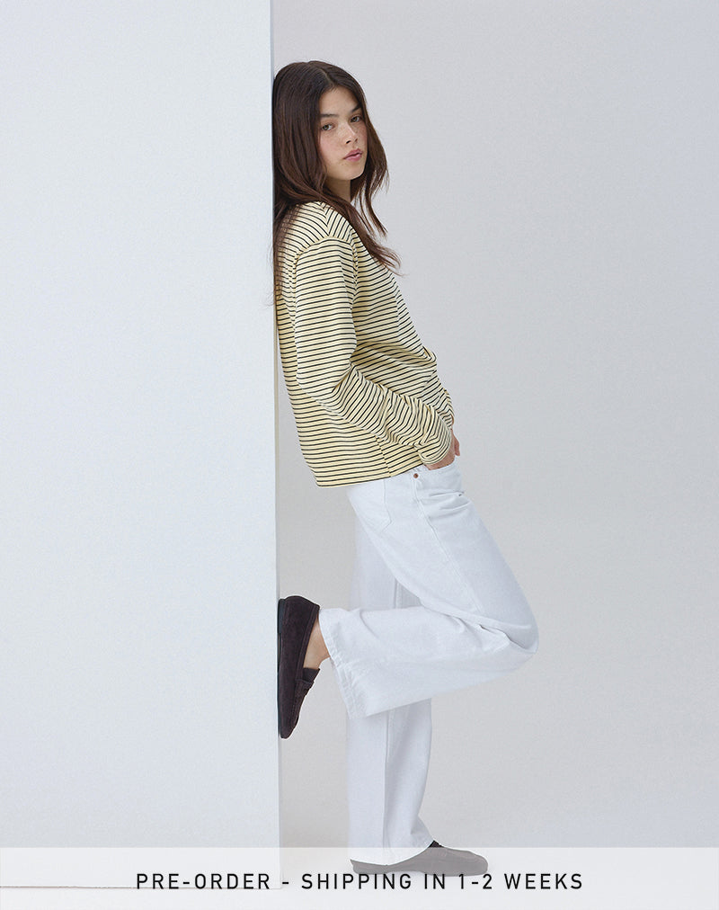 Imagen de Low Rise Parallel Jeans en True White