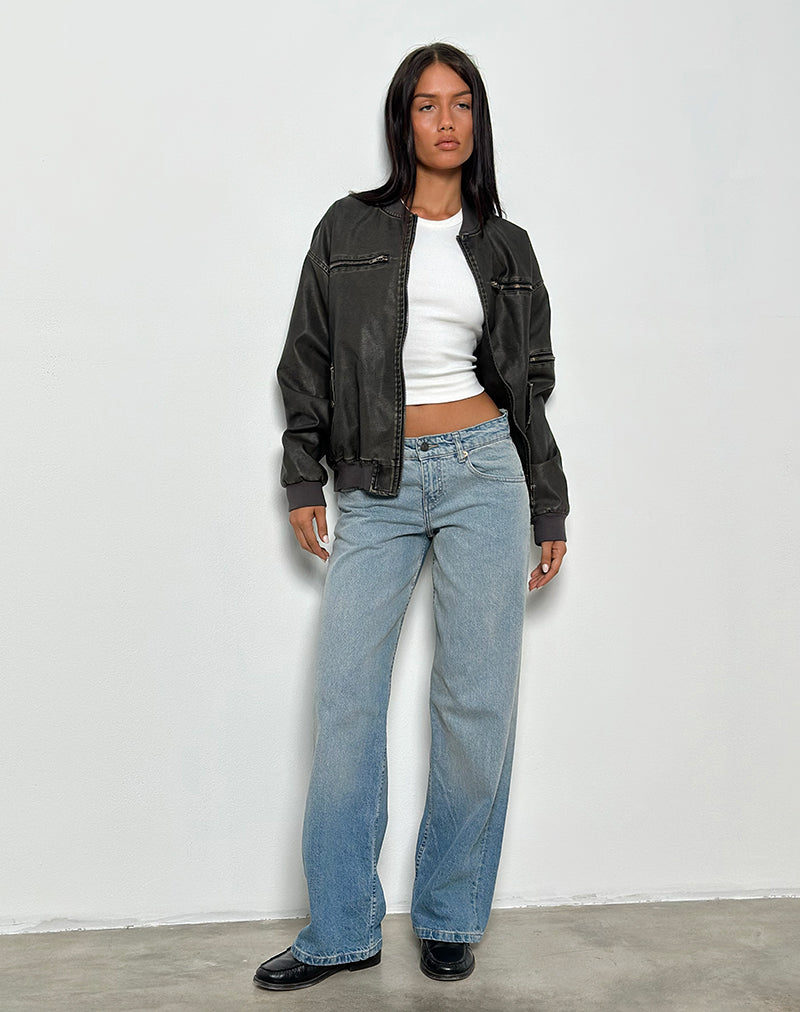Imagen de Low Rise Parallel Jeans en Vintage Bleach