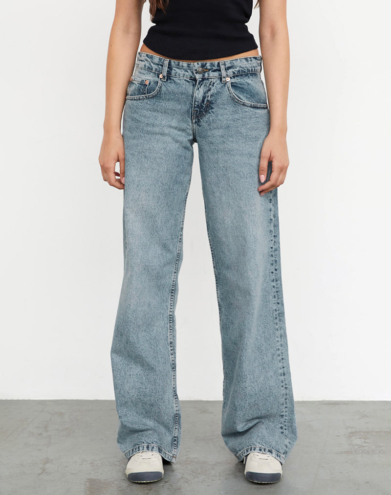 Imagen de Low Rise Parallel Jeans en Vintage Blue Wash