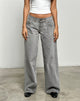 Imagen de Low Rise Roomy Jeans en Bleach Grey