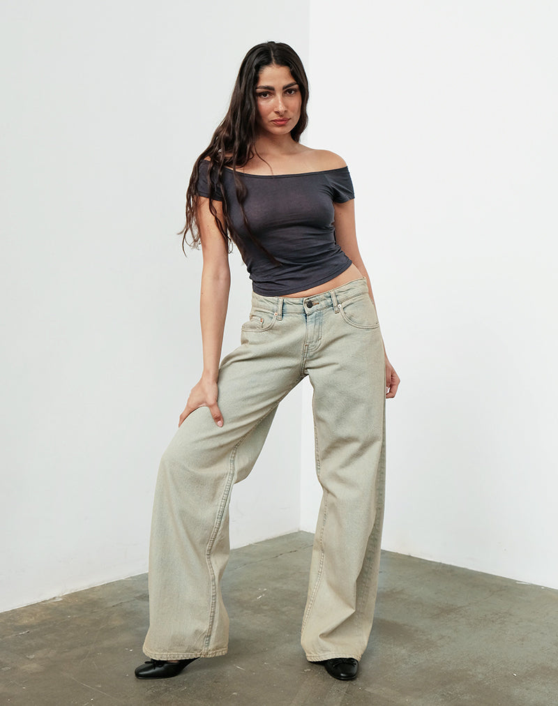 Imagen de Low Rise Roomy Jeans en Desert Sand Wash