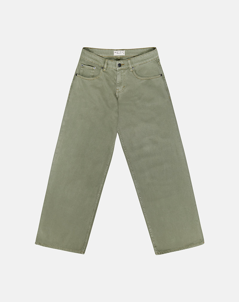 Imagen de Low Rise Roomy Jeans en verde helecho