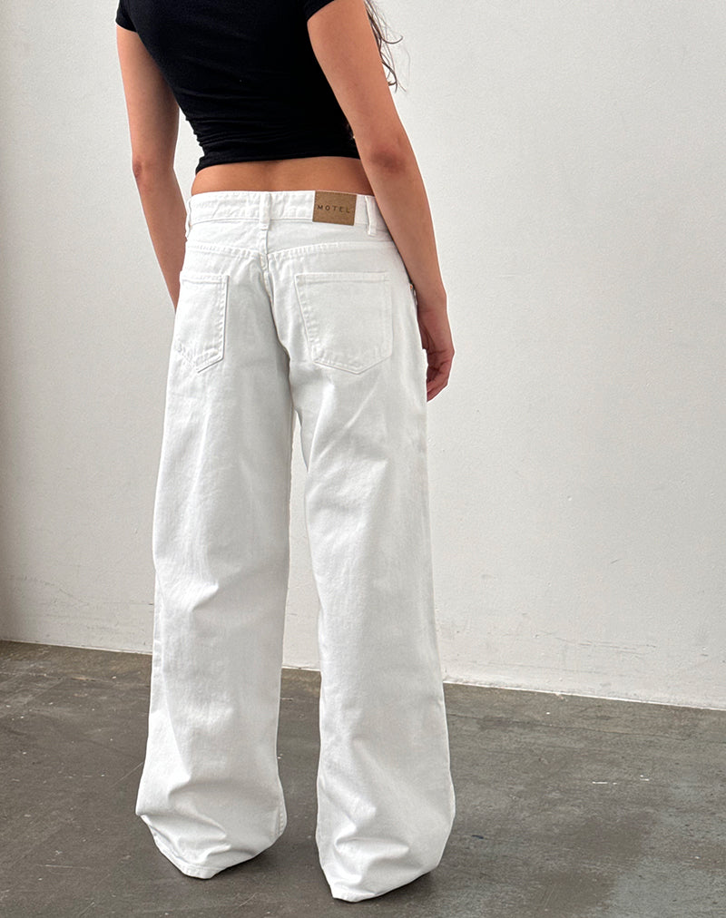 Imagen de Low Rise Roomy Jeans en True White