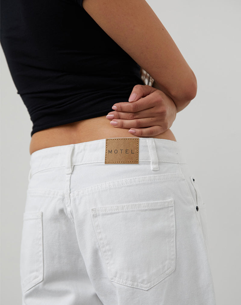 Imagen de Low Rise Roomy Jeans en True White