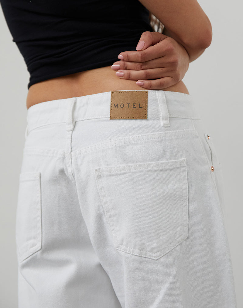 Imagen de Low Rise Roomy Jeans en True White