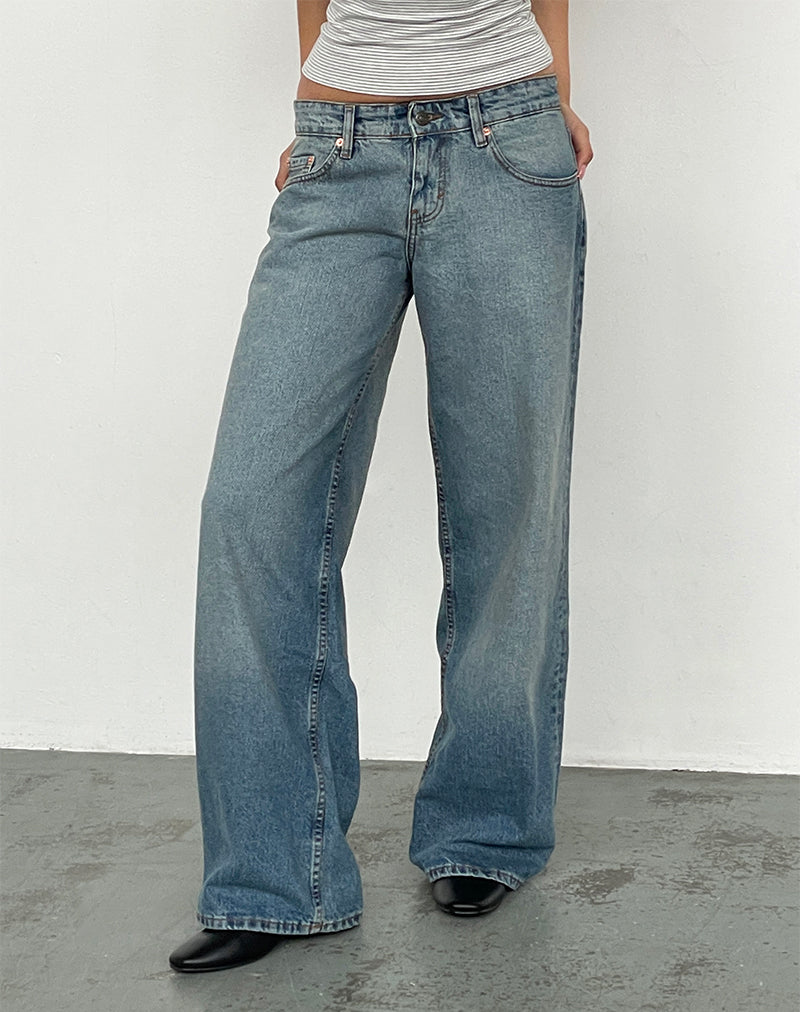 Imagen de Low Rise Roomy Jeans en Vintage Bleach