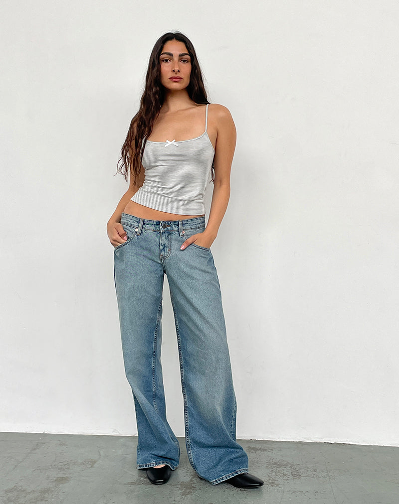 Imagen de Low Rise Roomy Jeans en Vintage Bleach