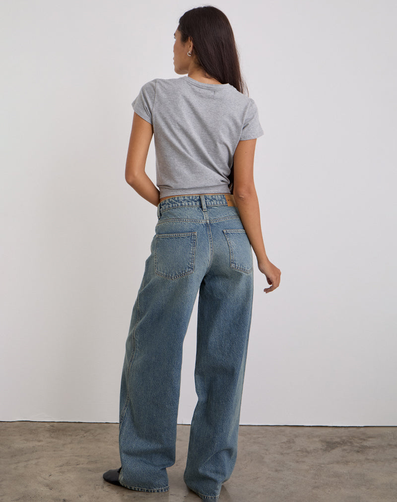 Imagen de Low Slung Roomy Jeans en Vintage Blue Green