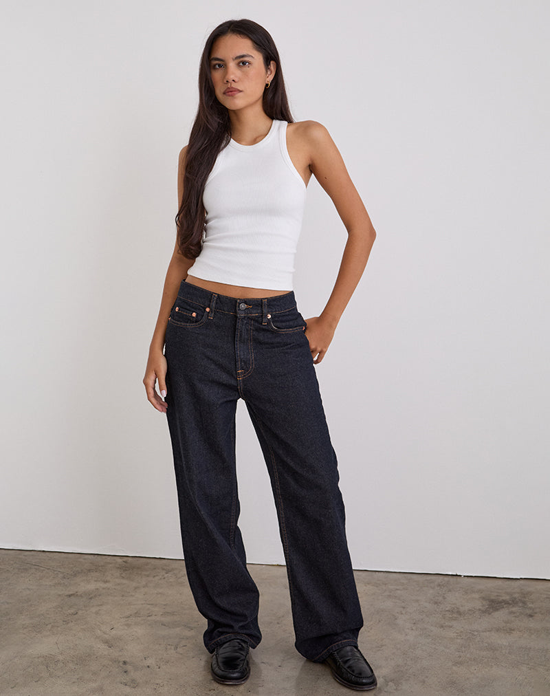 Imagen de Low Slung Slim Parallel Jeans en Indigo