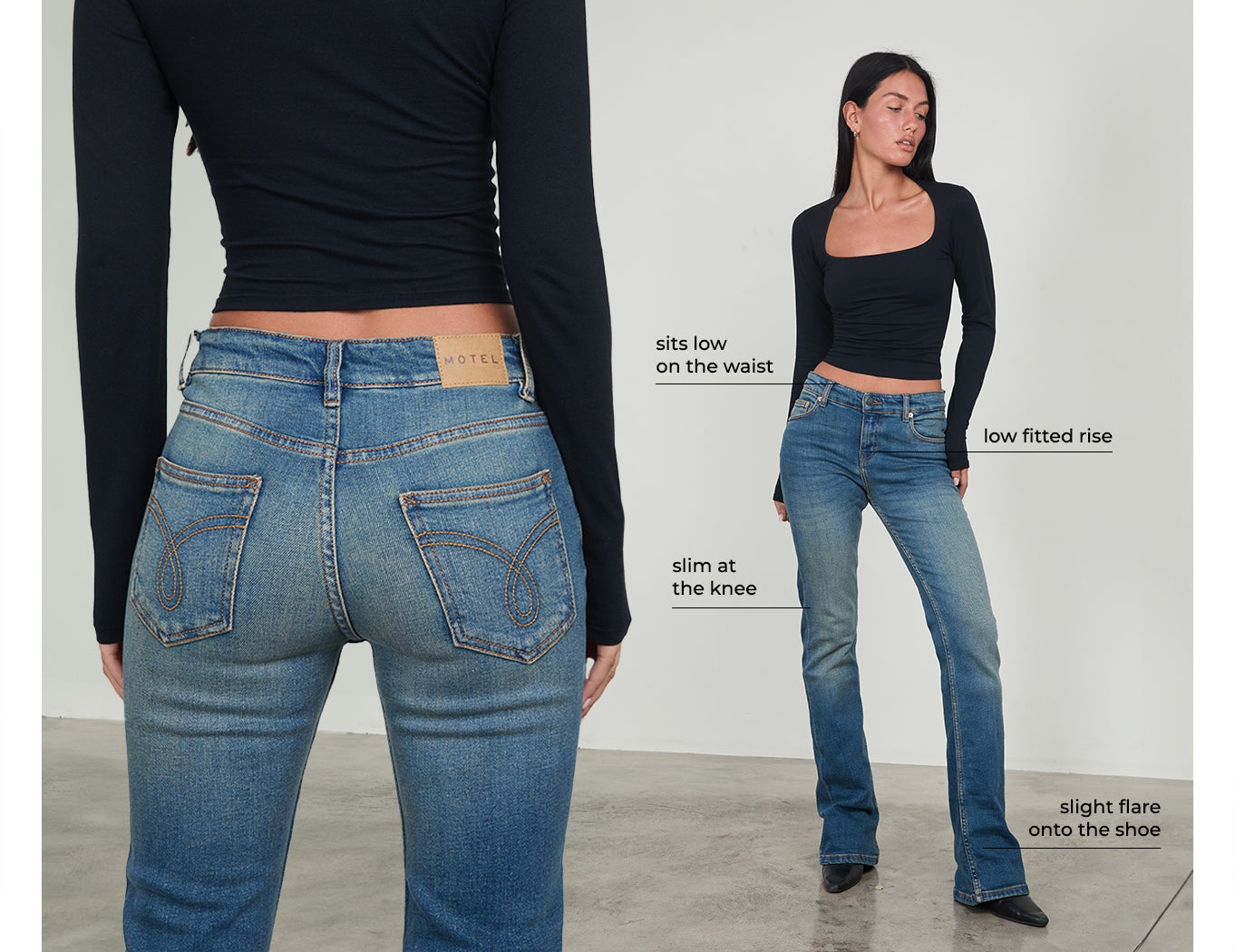 CORTE BOOTCUT BAJO