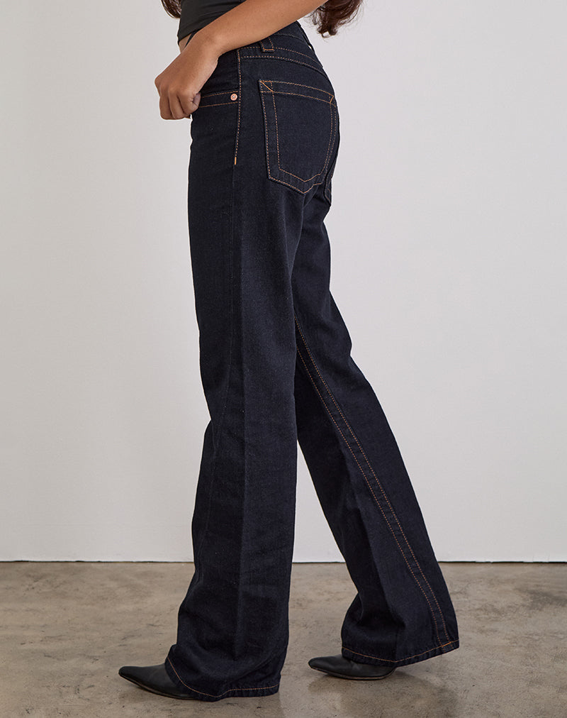 Imagen de Low Rise Twisted Seam Jeans en Rinse