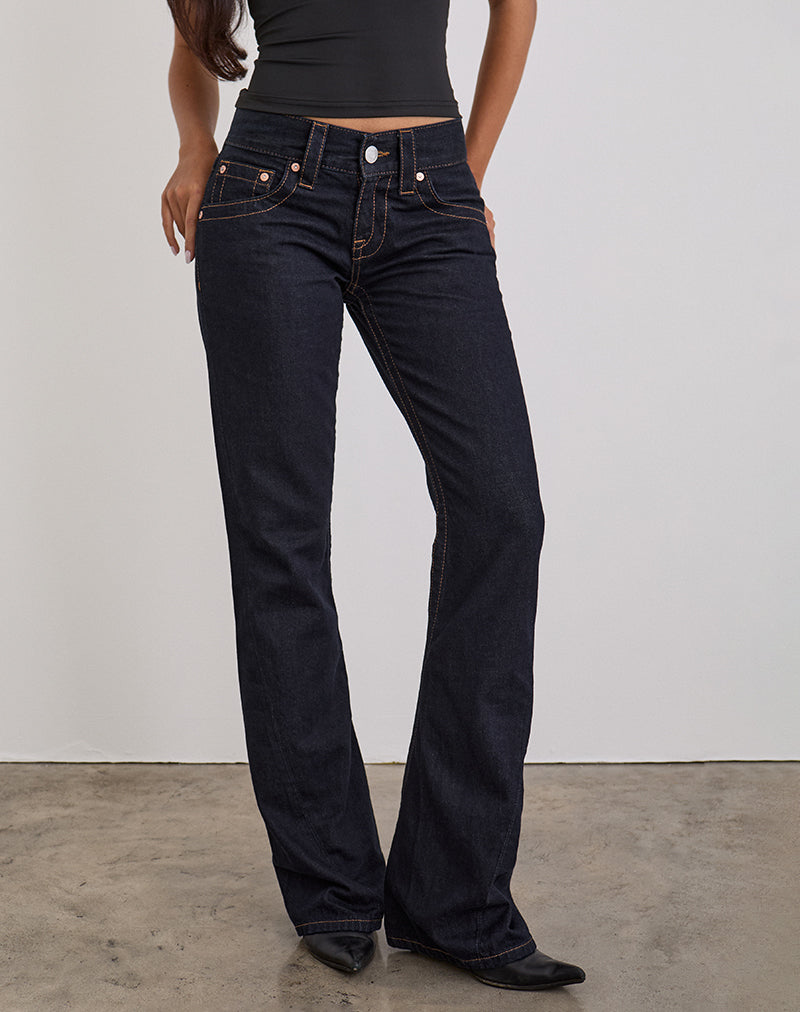 Imagen de Low Rise Twisted Seam Jeans en Rinse