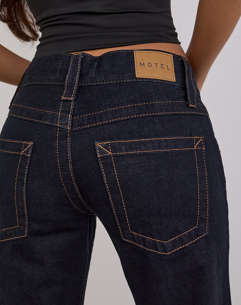Imagen de Low Rise Twisted Seam Jeans en Rinse