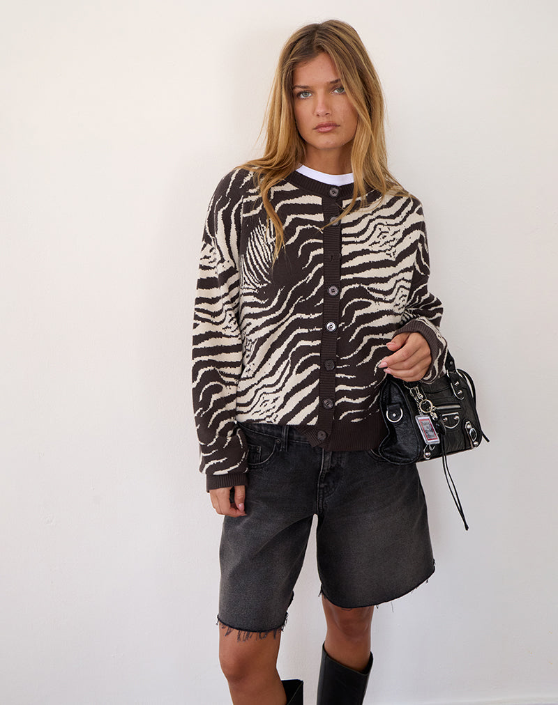 Imagen de Luceta Chaqueta de punto en Wild Animal