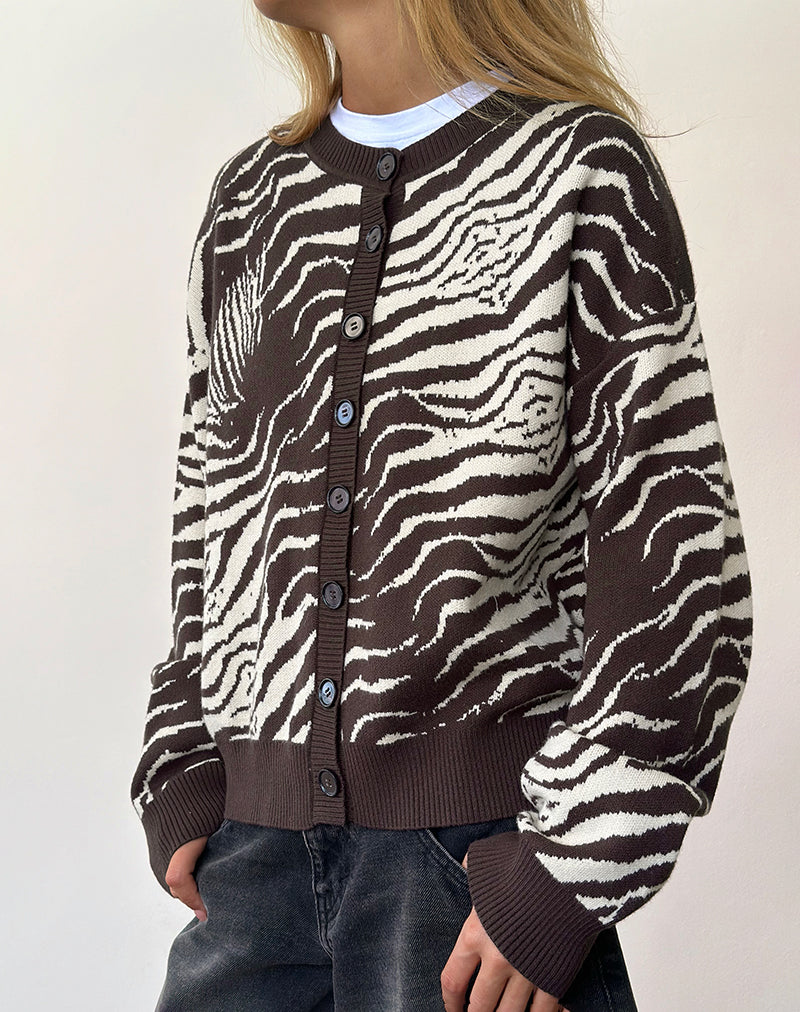 Imagen de Luceta Chaqueta de punto en Wild Animal