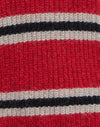 Rayas rojas y negras
