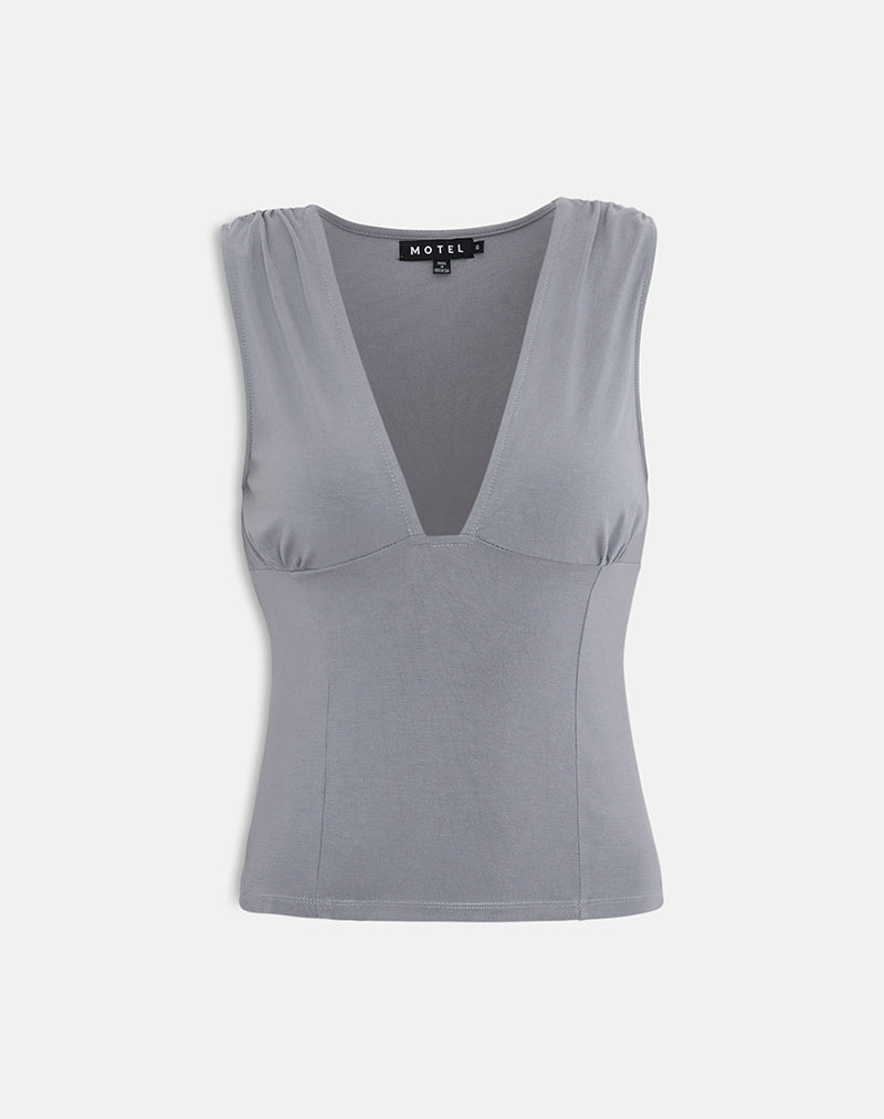 Imagen del top Lynod Plunge en gris