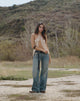 Imagen de Low Rise Parallel Jeans in Extreme Blue Green
