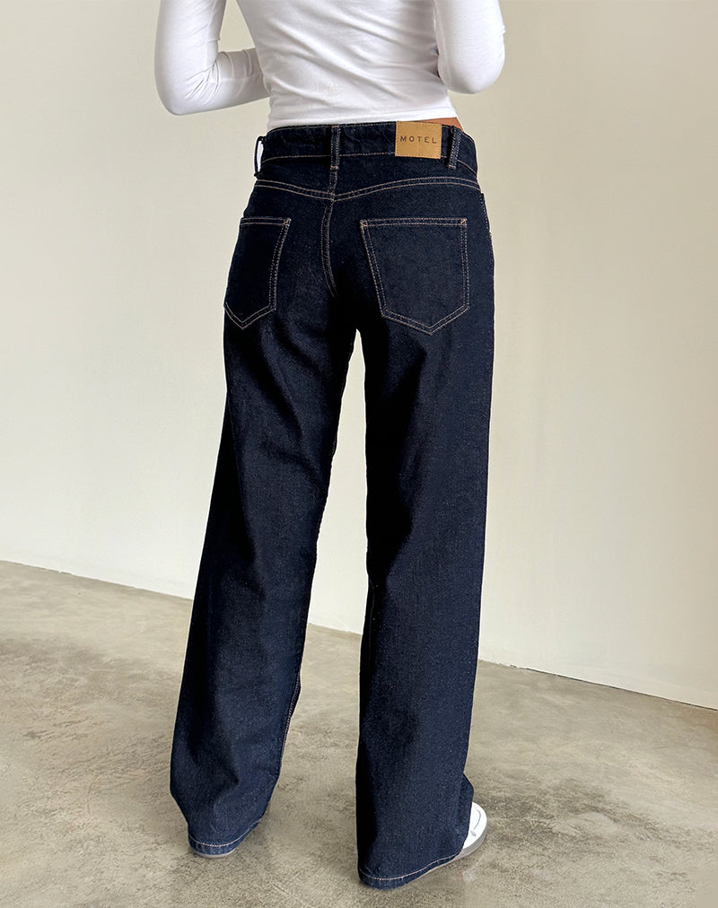 Imagen de Low Rise Parallel Jeans en Indigo
