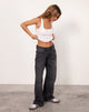 Imagen de Low Rise Parallel Jeans en negro vintage