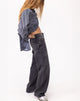 Imagen de Low Rise Parallel Jeans en negro vintage