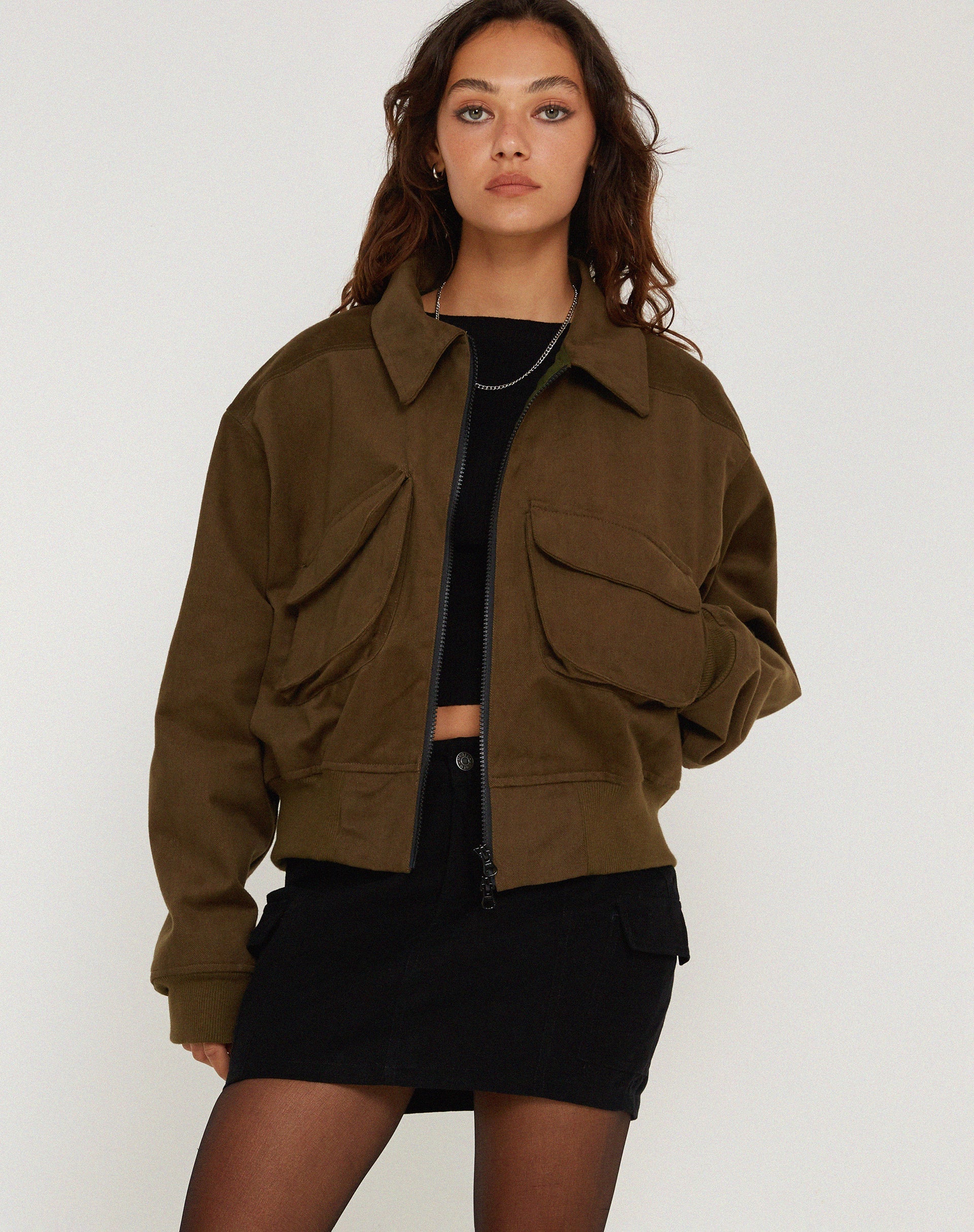 imagen de MA2 Jacket en Twill Suede Khaki