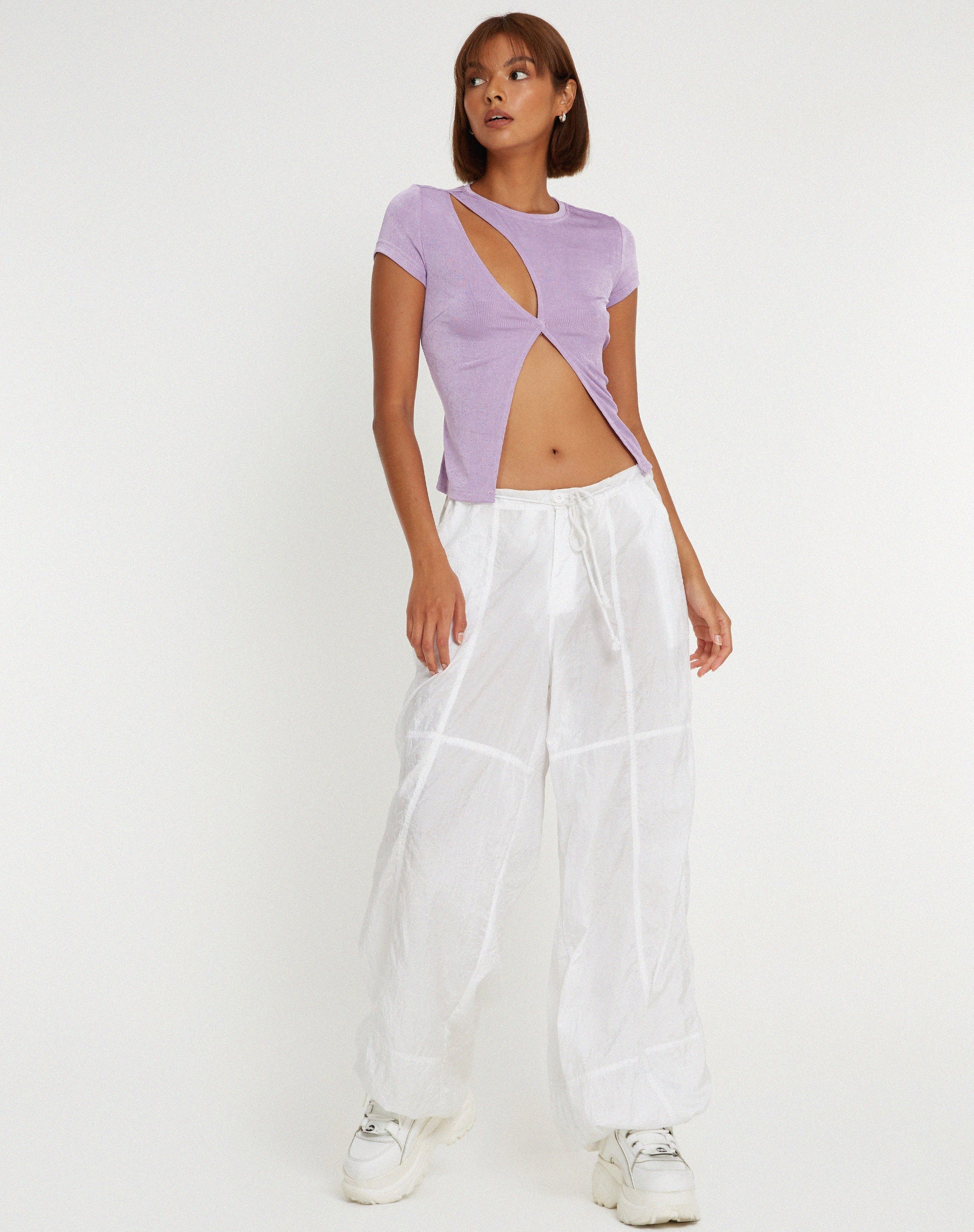 imagen de Maha Cutout Top en Lavanda