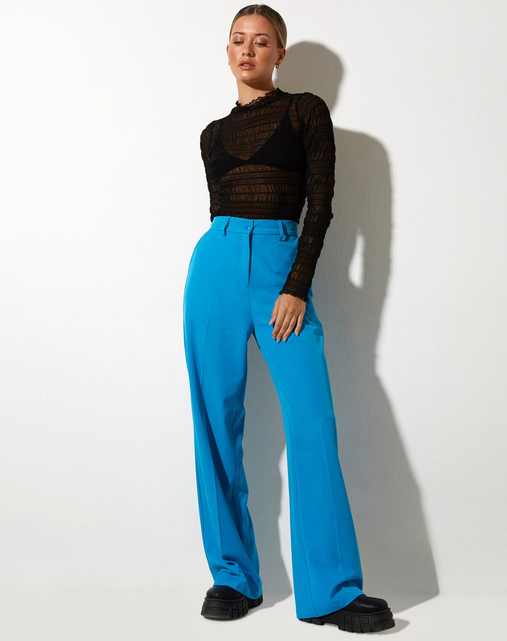 Pantalón Abba en azul sastrería