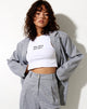 Imagen de Maiwa Blazer en cuadros pequeños Negro Gris
