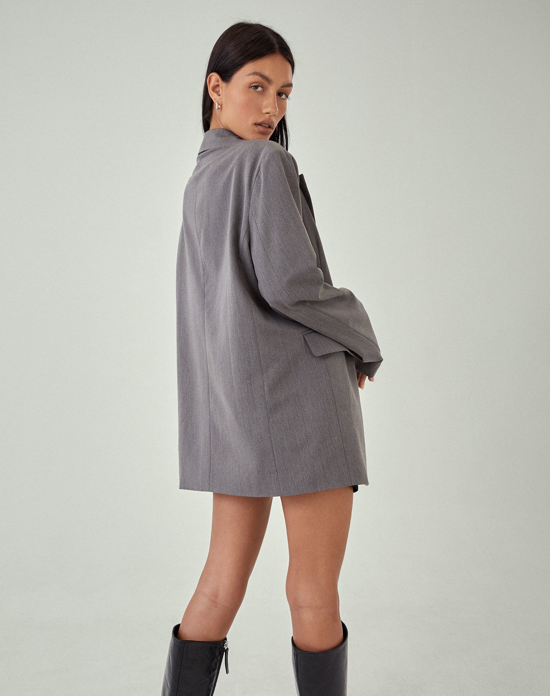 IMAGEN DE Maiwa Blazer en Tailoring Charcoal