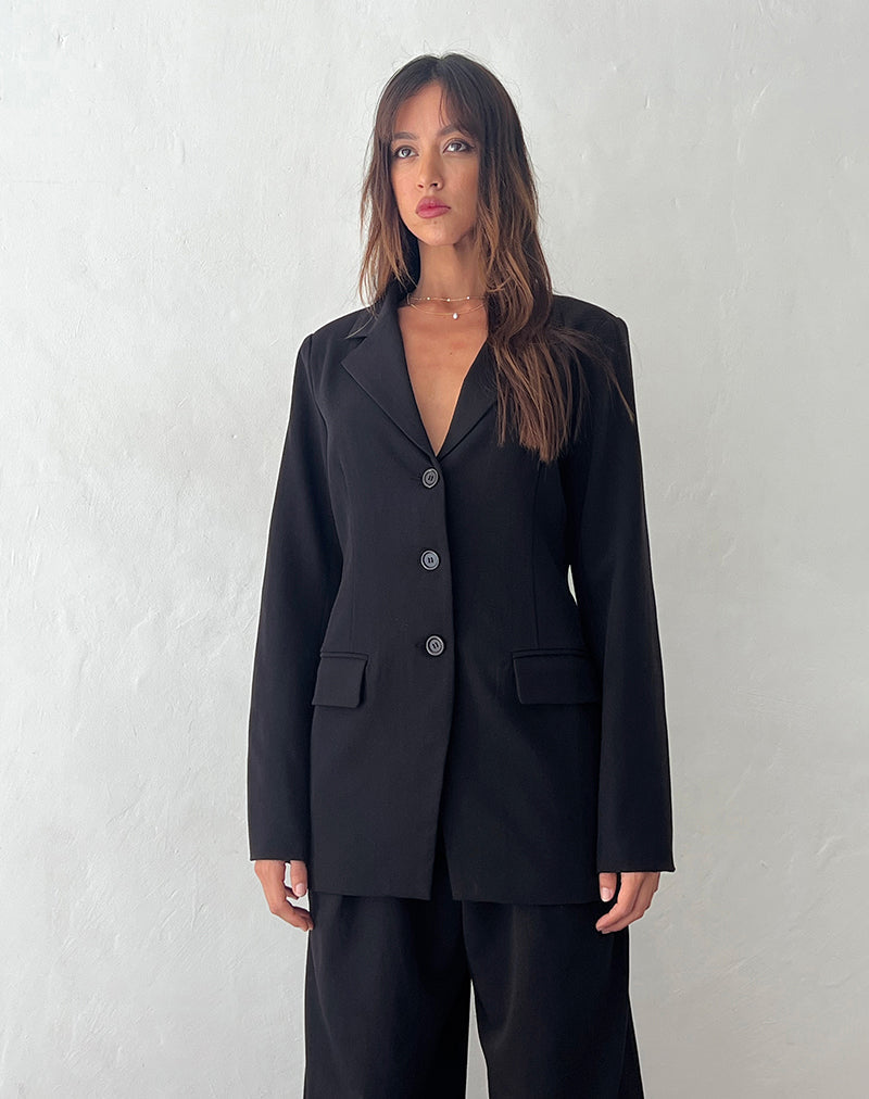 Blazer Malana Slim Fit de Tailoring Negro