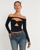 Imagen de Malin Eloa Shrug Twinset Negro
