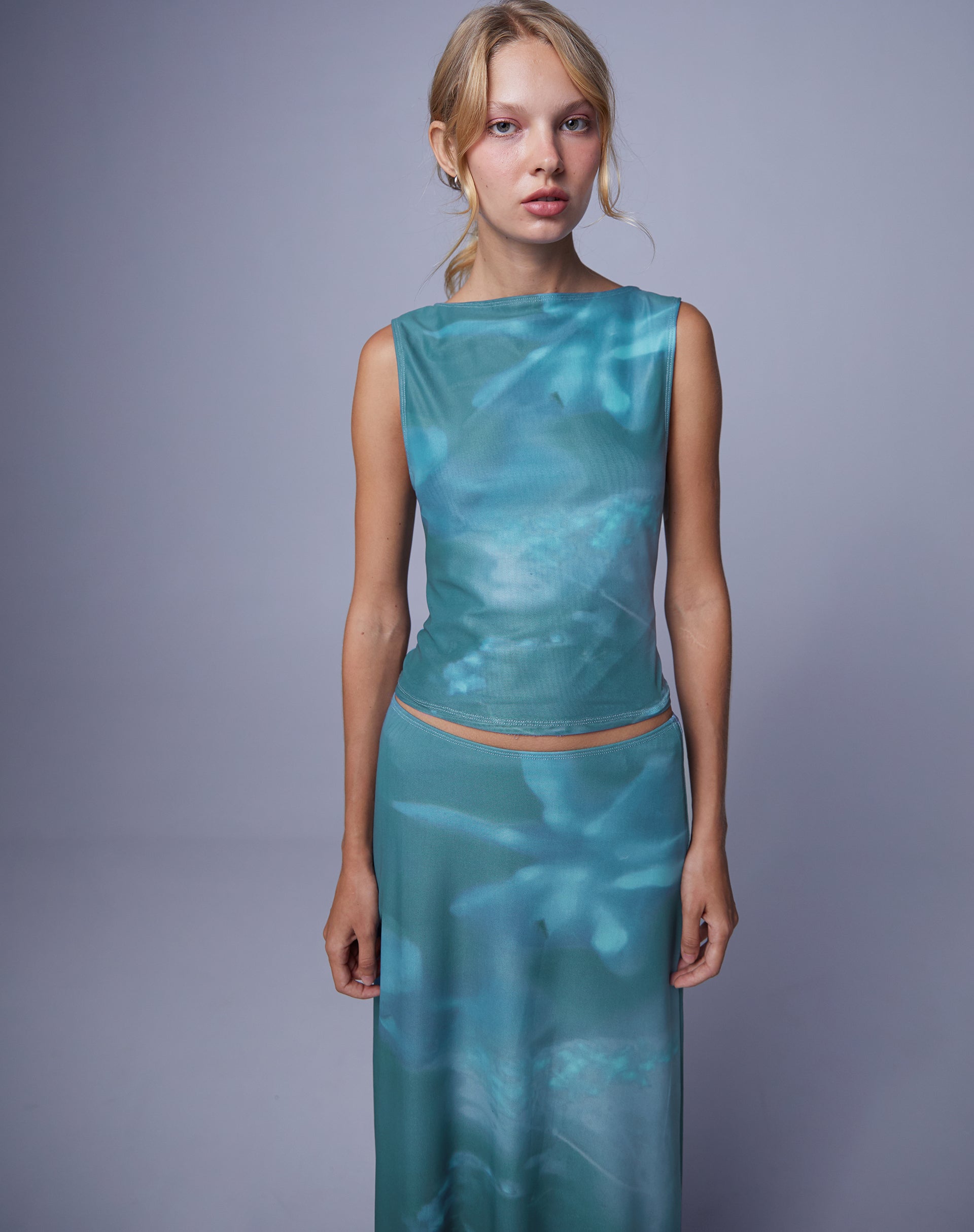 Imagen de Maloe Mesh Top en Floral Lumen