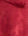 Satén Jacquard Borgoña